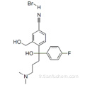 4- [4- (diméthylamino) -1- (4-fluorophényl) -1-hydroxybutyl] -3- (hydroxyméthyl) - benzonitrile, bromhydrate (1: 1) CAS 103146-26-5